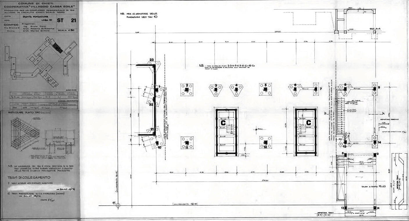 Edificio 10 carpenteria fondazioni (soluzione iniziale su pali)