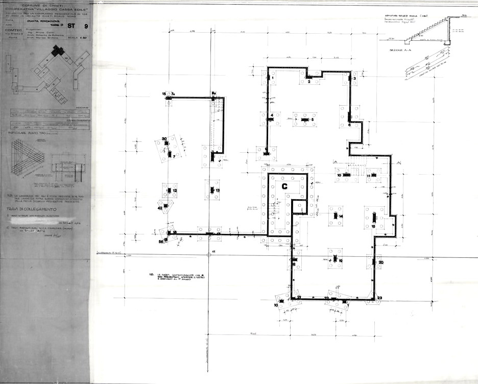 Edificio 9 carpenteria fondazioni (soluzione iniziale su pali)