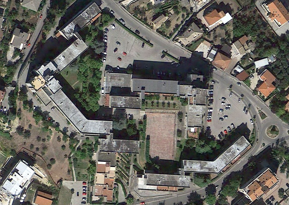vista zenitale del complesso